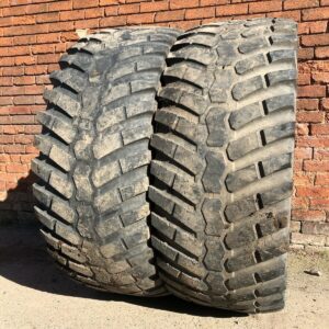 Alliance Multiuse 550 540/65R28 block pattern tyres on 10 stud Stocks Ag rims
