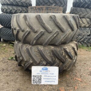 Goodyear 710/70R38 Stocks Dual wheels with clamps