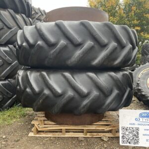 20.8R38 (520/85R38) & 16.9R28 (420/85R28) Stocks Dual wheels with clamps