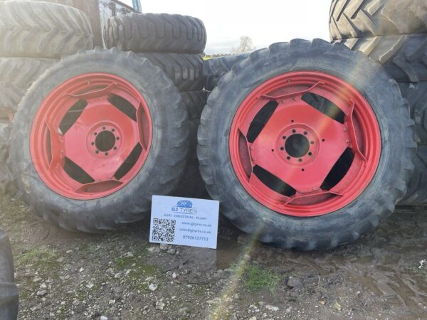 14.9R46 (380/90R46) 8 stud & 380/85R30 (14.9R30) 10 stud Fendt row crop wheels - Image 2