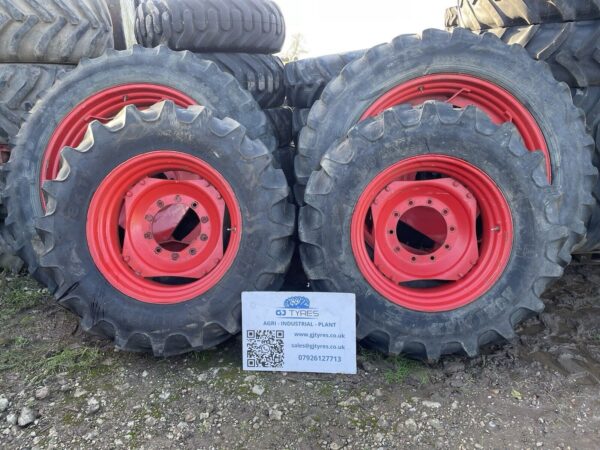 14.9R46 (380/90R46) 8 stud & 380/85R30 (14.9R30) 10 stud Fendt row crop wheels