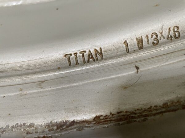 Titan 13x46 8 stud solid centre Massey Ferguson rims - Image 7