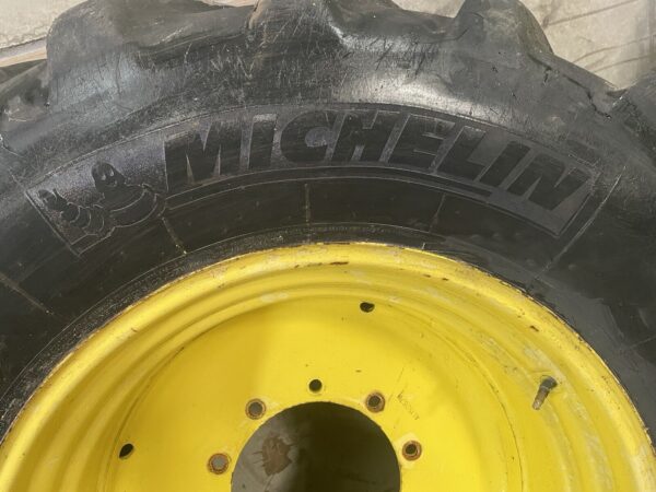 Michelin Multibib 540/65R30 10 stud John Deere wheels - Image 4