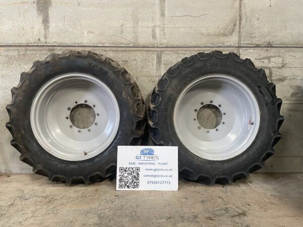 Mitas AC85 320/90R32 (12.4R32) 10 stud Massey Ferguson row crop wheels